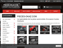 Tablet Screenshot of pieces-okaz.com